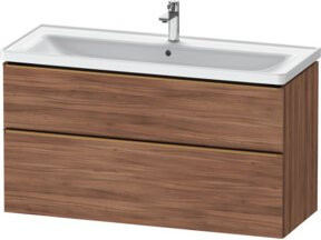 Duravit Waschtischunterschrank D-Neo in Braun, B/T/H: 118,4 x 45,2 x 62,5 cm - Bild 1
