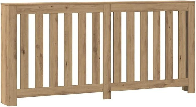 vidaXL Heizkörperverkleidung in Artisan-Eiche mit Latten-Design, Farbe: Braun, B/T/H: 175 x 20 x 82 cm - Bild 1