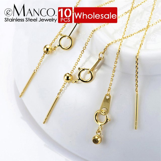 EMANCO Halskette Edelstahl, Gold, Damen - Bild 1