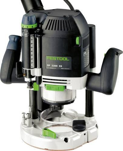 Festool Oberfräse OF 2200 EB-Set mit 2200 W Leistung und 12 mm Fräseraufnahme - Bild 2