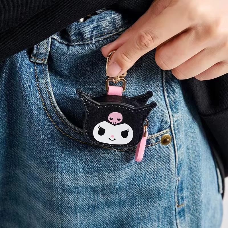Sanrio Kuromi Schlüsselanhänger, PU-Leder, Damen - Bild 2