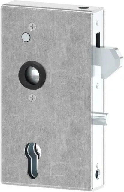 FeNau Schlosskasten verzinkt in Silber mit Hakenschloss, B/T/H: 30 x 94 x 170 mm - Bild 1
