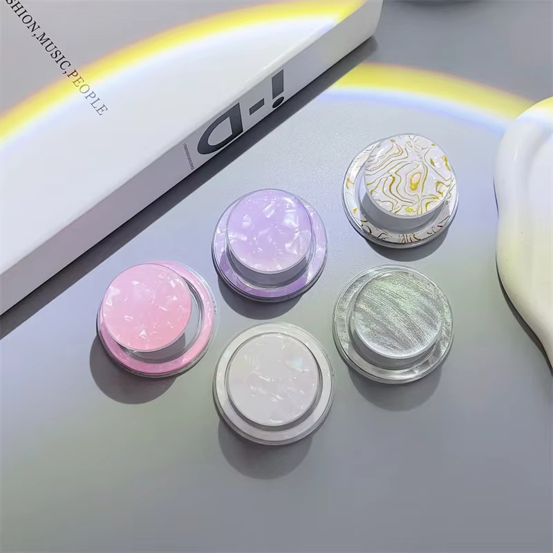 NMEGOU Magnetischer Muschel Handy-Griffhalter für MagSafe iPhone in Pink und Multicolour mit Ring Finger Erweiterungsständer und Stativfunktion - Bild 2