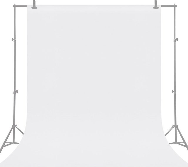 Andoer Fotografie Hintergrund Weiß B: 210 cm, H: 150 cm - Bild 1