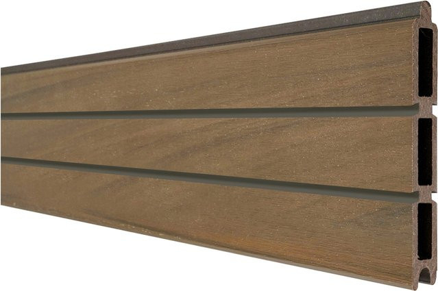 GroJa Einzelprofil Solid Rhombus in Teak, braun, B/H: 30 x 180 cm - Bild 1