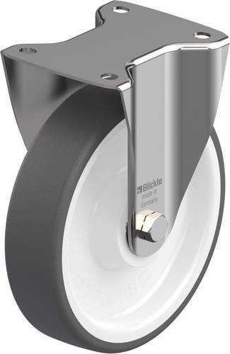 Blickle Bockrolle BX-POTH 200XK aus Edelstahl mit Rad-Durchmesser 200 mm und einer Tragfähigkeit von 400 kg - Bild 1