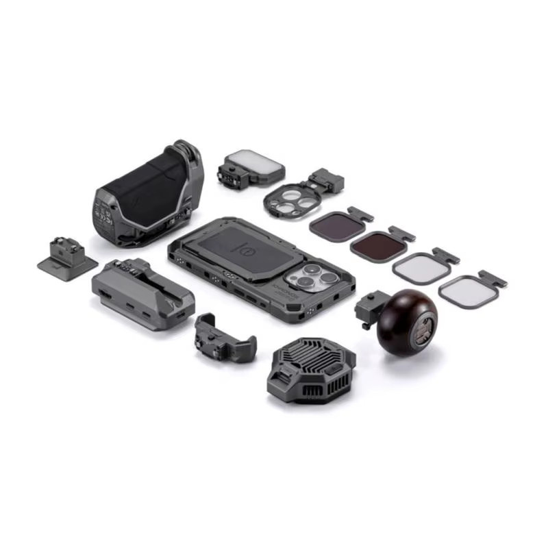 TILTA Khronos Ecosystem Schnellwechsel-Live-Fill-Light Telefonfilter für iPhone 15 Pro und iPhone 15 Pro Max in Schwarz - Bild 1