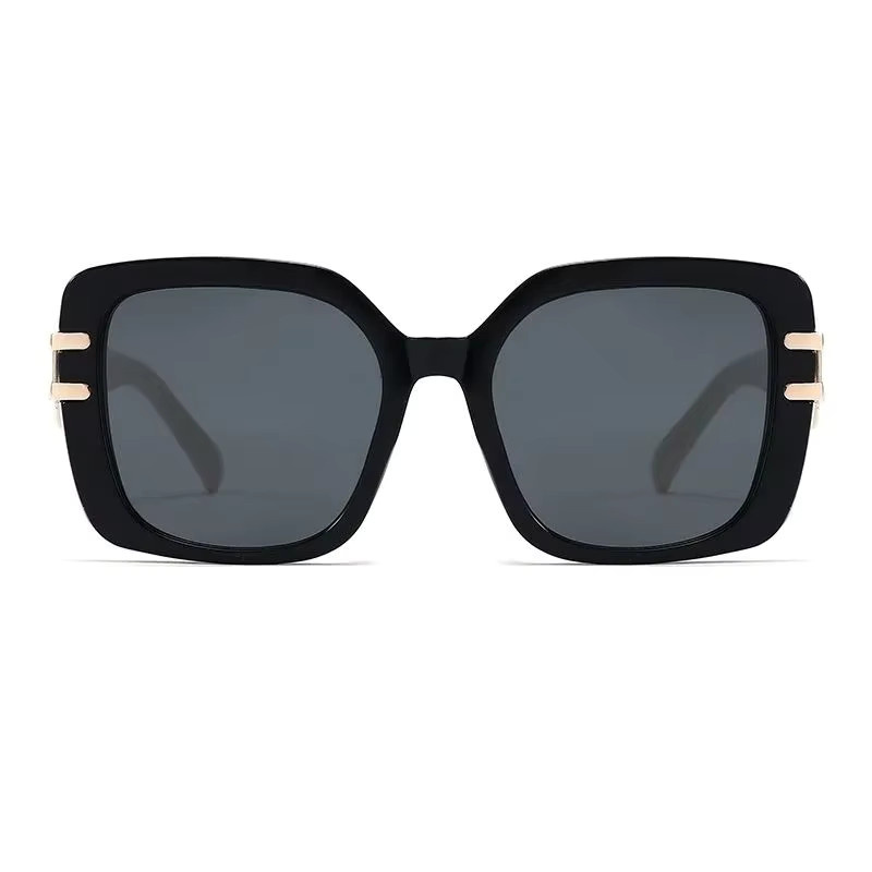 DIXSG DS-2508 Sonnenbrille, Vollrand, Square, Kunststoff, Schwarz, Damen - Bild 2