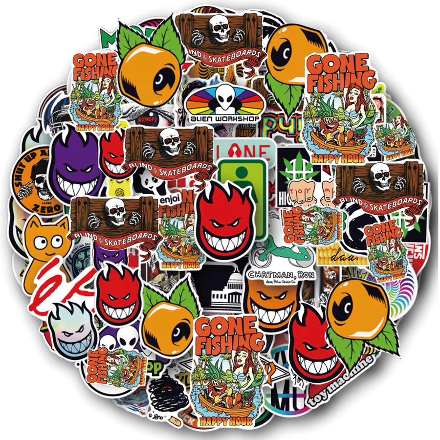 Disney Cartoon-Graffiti-Sticker, 100 Stück - Bild 2