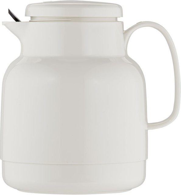 Helios Isolierkanne mit Teesieb, Weiß, 1,0 l, Höhe: 19,7 cm - Bild 1