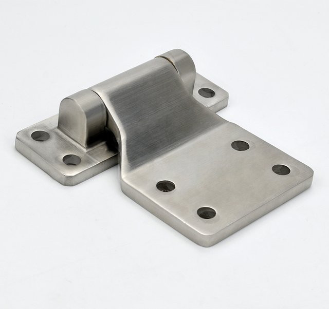 Heavy Duty T-Typ Scharnier aus Edelstahl in Silber für industrielle Maschinen und Türen - Bild 1
