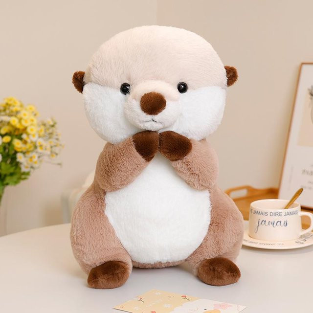 Otter Stofftier Plüschtier, weiß, ab 14 Jahren - Bild 1