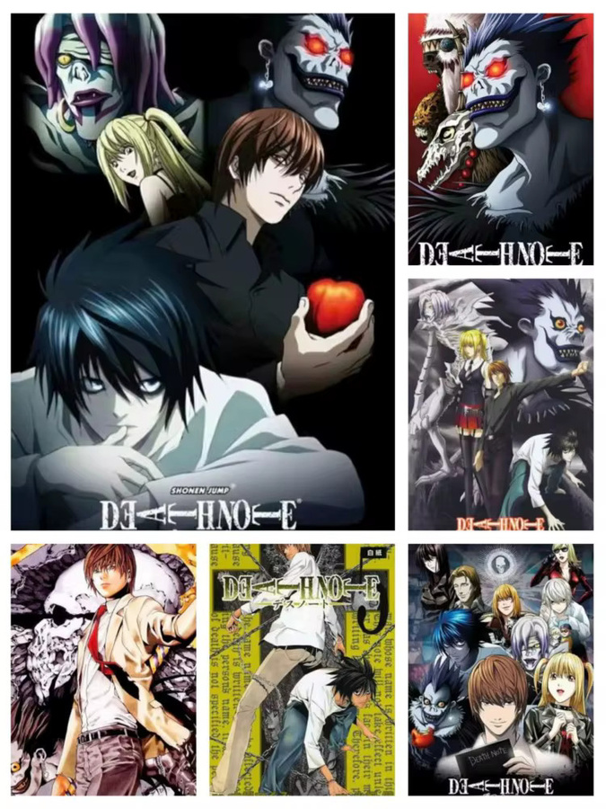 Potdemiel 5D DIY Diamant-Malerei-Set Death Note Anime Mosaik Stickerei in Multicolor, Breite: 40,0 cm, Höhe: 30,0 cm - Bild 3