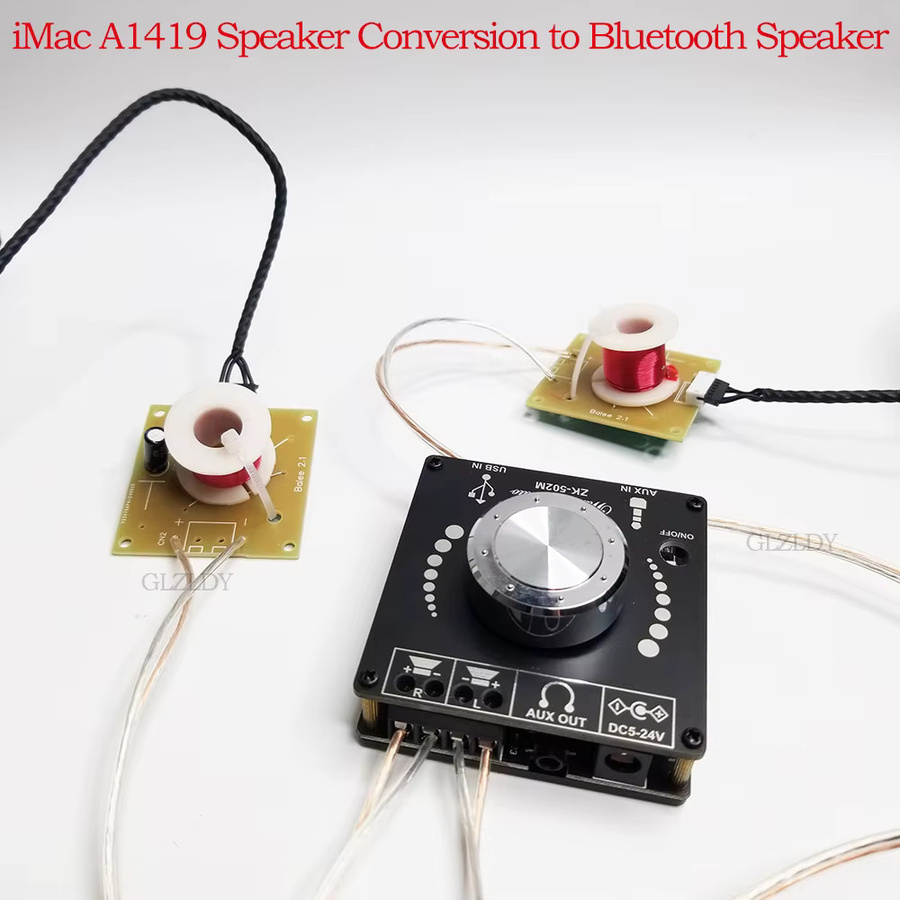 Bluetooth-Verstärker-Konvertierungssatz für Apple iMac 27 Zoll A1418 A1419 A2115 Modelle 2012 bis 2017 mit internem Lautsprecher und Crossover - Bild 2