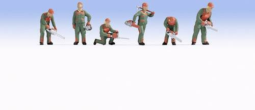 NOCH H0 Waldarbeit 15061 Bemalte Modellbaufigur stehend