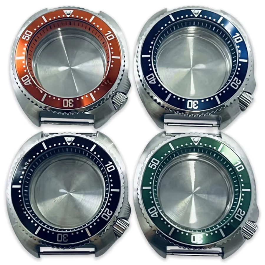 QUKE Uhrengehäuse Edelstahl, Silber, 44 mm, Unisex - Bild 3