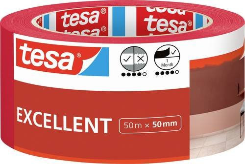 tesa Malerabdeckband rot B: 50 mm, L: 50 m - Bild 1
