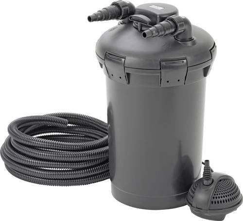 Pontec PondoPress 15000 Druckfilter mit UVC-Klärgerät in Schwarz - Bild 1