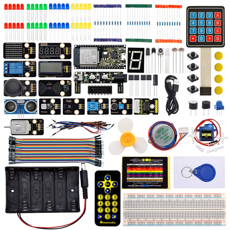 Keyes Studio ESP32 Learning Kit Ultimate Edition mit ESP32 Mainboard und 117 Projekt Tutorials für DIY Experimente in Multicolor - Bild 2
