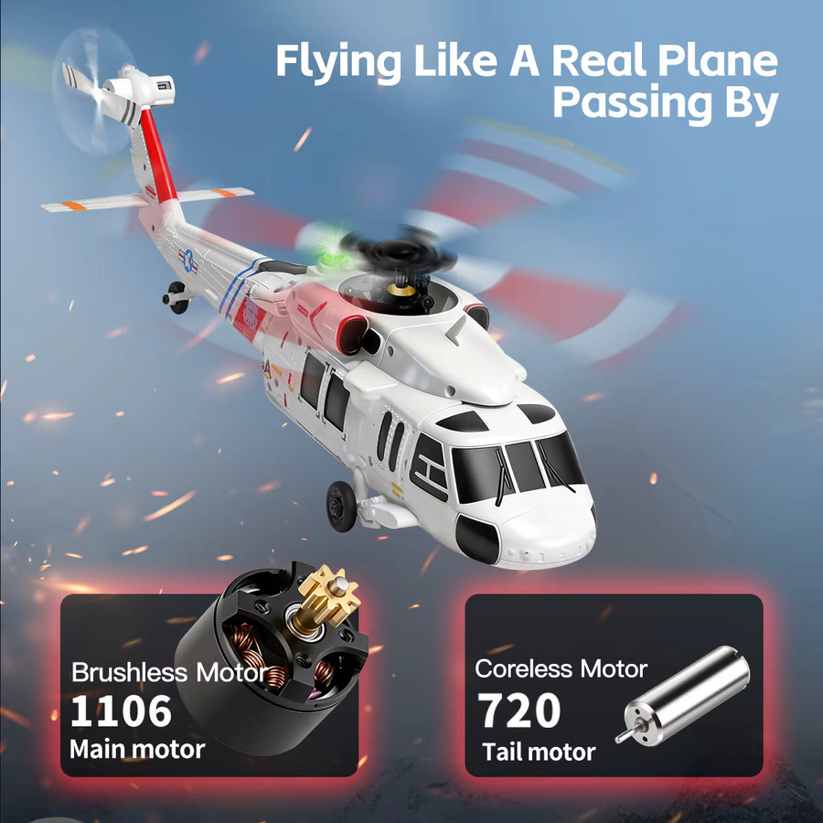 WLtoys K270 RC Hubschrauber UH-60L, ferngesteuert, bürstenlos - Bild 3