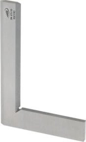 Helios Preisser Präzisions-Haarwinkel DIN875/00C aus rostfreiem Edelstahl in Silber, Schenkellänge: 150 x 100 mm - Bild 1