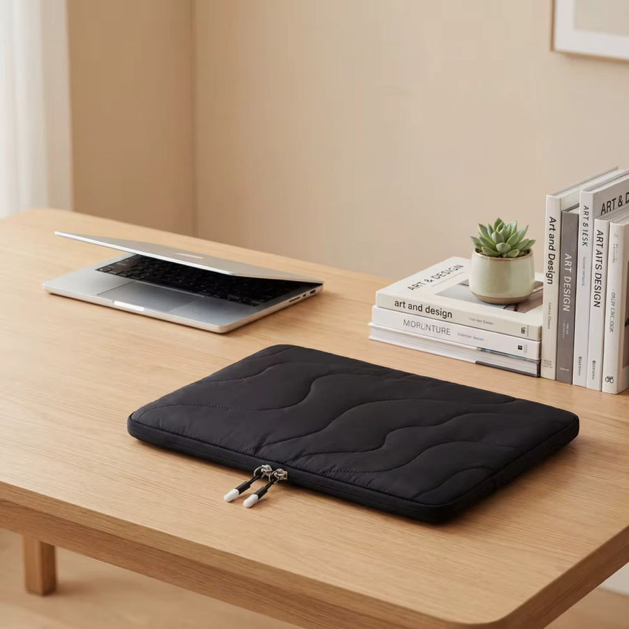BOKEN Laptop-Schutzhülle für MacBook Air Pro, Dell, HP, Lenovo und andere Notebooks sowie Tablet-Tasche für iPad und Xiaomi, Farbe: Schwarz - Bild 5