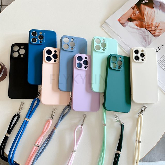 Crossbody Halskette Strap Lanyard mit Silikon Coque Abdeckung für Huawei Honor 200 100 90 80 70 60 50 30 20 Pro Lite SE - Bild 1