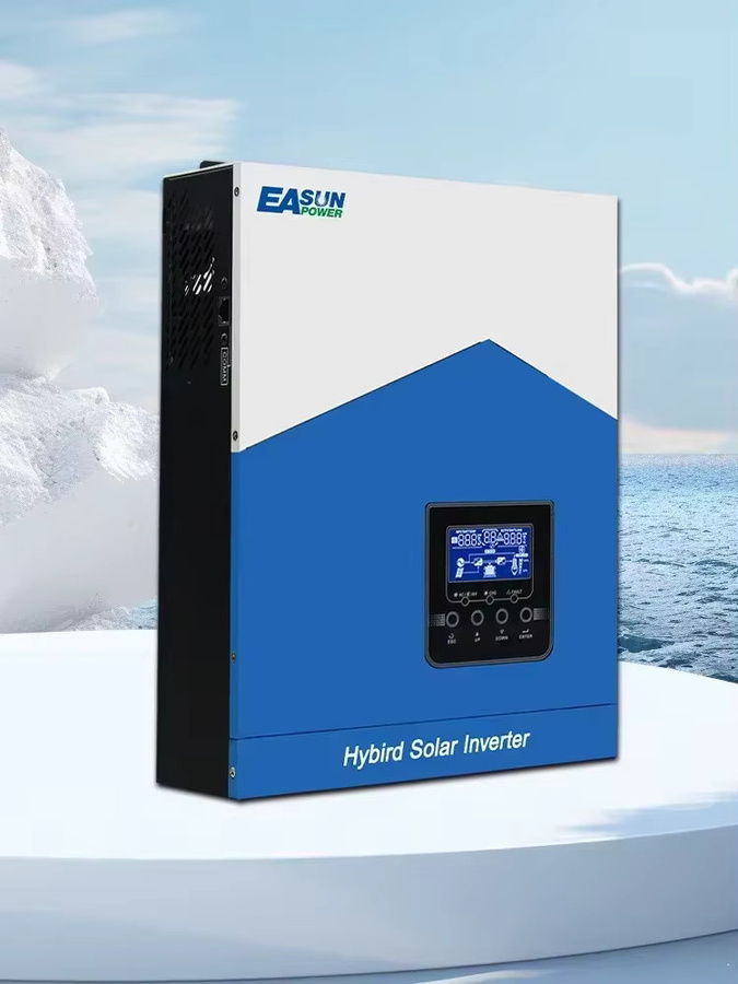 Easun Power Hybrid-Solarwechselrichter mit MPPT und WLAN, Off-Grid Reine Sinuswelle, 48V/24V/12V, 6,2KW/4,2KW/3,2KW/2,2KW - Bild 6