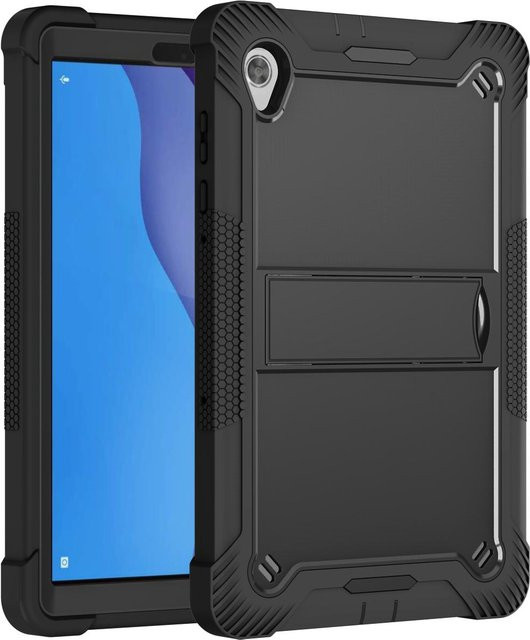 Robuste Stoßfeste Schutzhülle mit Ständer für Lenovo Tab M10 HD 2. Gen TB-X306F TB-X306X 10,1 Zoll in Schwarz - Bild 1