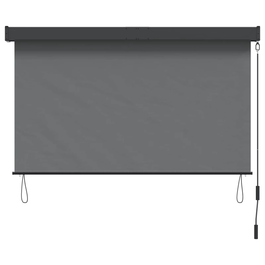 VIDAXL Thermische Jalousie Hellgrau, Semi-transparentes Rollo aus Stoff und Aluminium, B/H: 160 x 250 cm - Bild 2