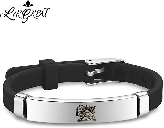 likgreat Armband, Edelstahl, Silber, Unisex - Bild 1