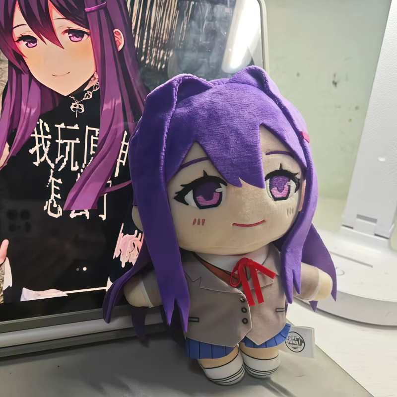 Bandai Doki Doki Literature Club Natsuki Yuri Monica Sayori Plüschfigur, Plüsch / Textil - Bild 2