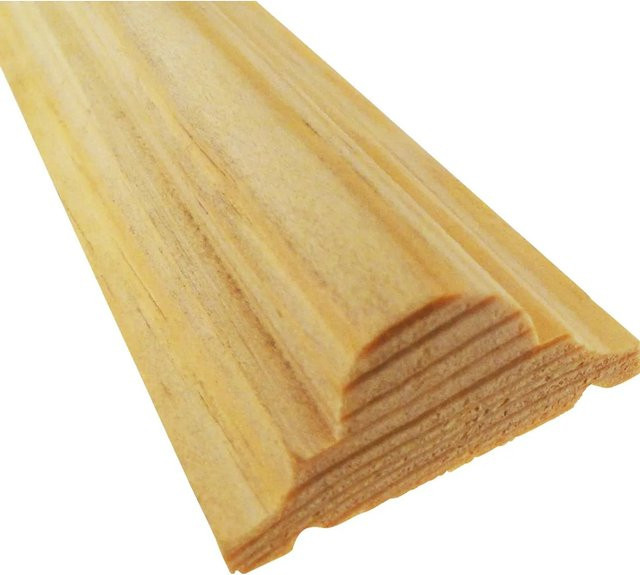 Döllken Profilleiste aus Kiefer Massivholz in Braun und Beige, B/H: 35 x 17 mm, Länge: 900 mm - Bild 1