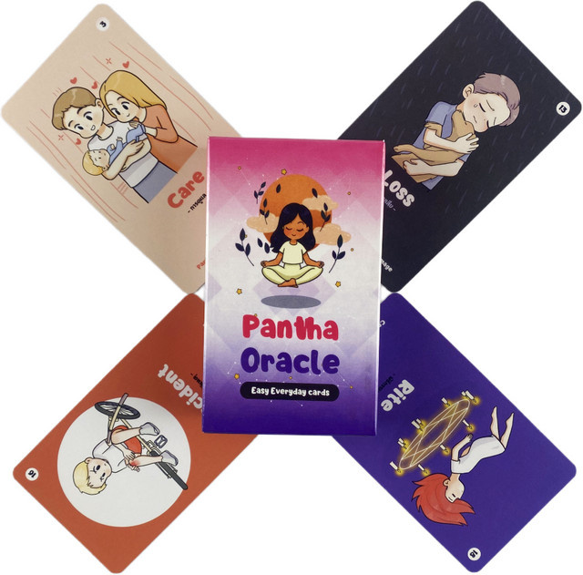 Pantha Easy Everyday Tarot Cards, Oracle, English, 80 Deck - Bild 1