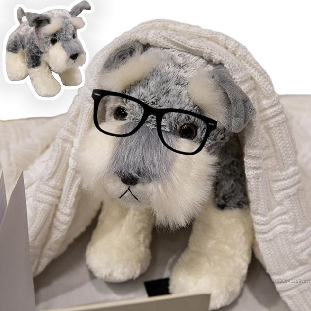 Kidsly Schnauzer Künstliche Tierpuppe, Plüsch / Textil, ab 14 Jahren - Bild 1