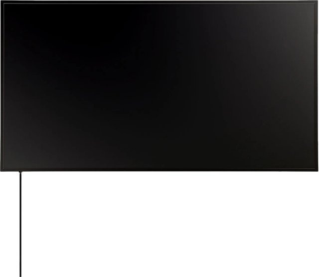 Könighaus Infrarotheizung Black Edition 1.200 W Schwarz Kabelausgang Quer Rechts - Bild 1