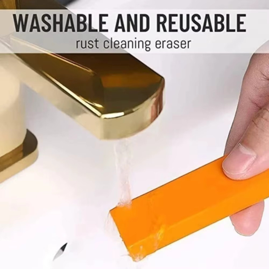 Multifunktionaler Kalk-Radiergummi aus Melamin in Orange für Küche und Haushalt - Bild 5