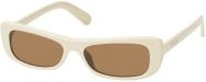 Jacquemus JAC 55 Sonnenbrille Cat Eye, Kunststoff, Unisex, beige brown - Bild 1