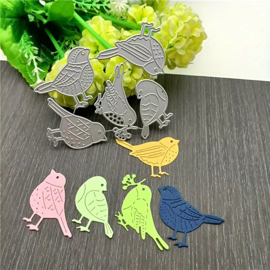 Vogel Metall Stanzformen Schablonen Set für DIY Scrapbooking und Kartenherstellung - Bild 3