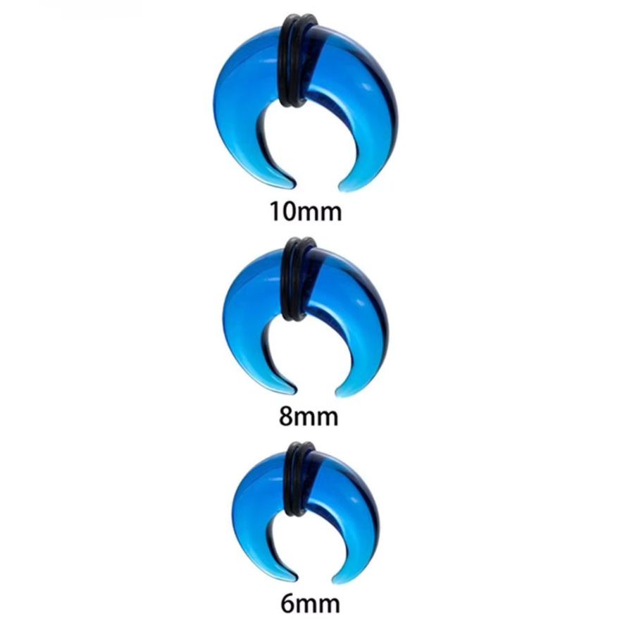 BGjingshuai Septum-Extruder Glas, konisch, C-förmig, Bunt - Bild 3