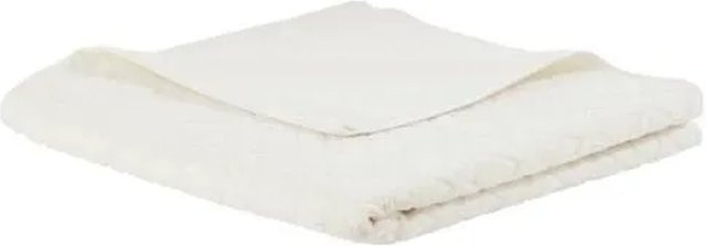 Modern Living Duschtuch Naime aus Baumwolle in Beige und Weiß, B/H: 70 x 140 cm - Bild 1