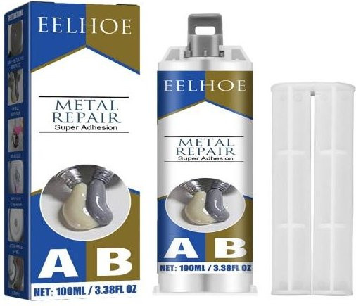 Awei Metall-Reparaturkleber für Gusseisen, schnell trocknend, hitzebeständig und wasserdicht, 100 ml - Bild 1
