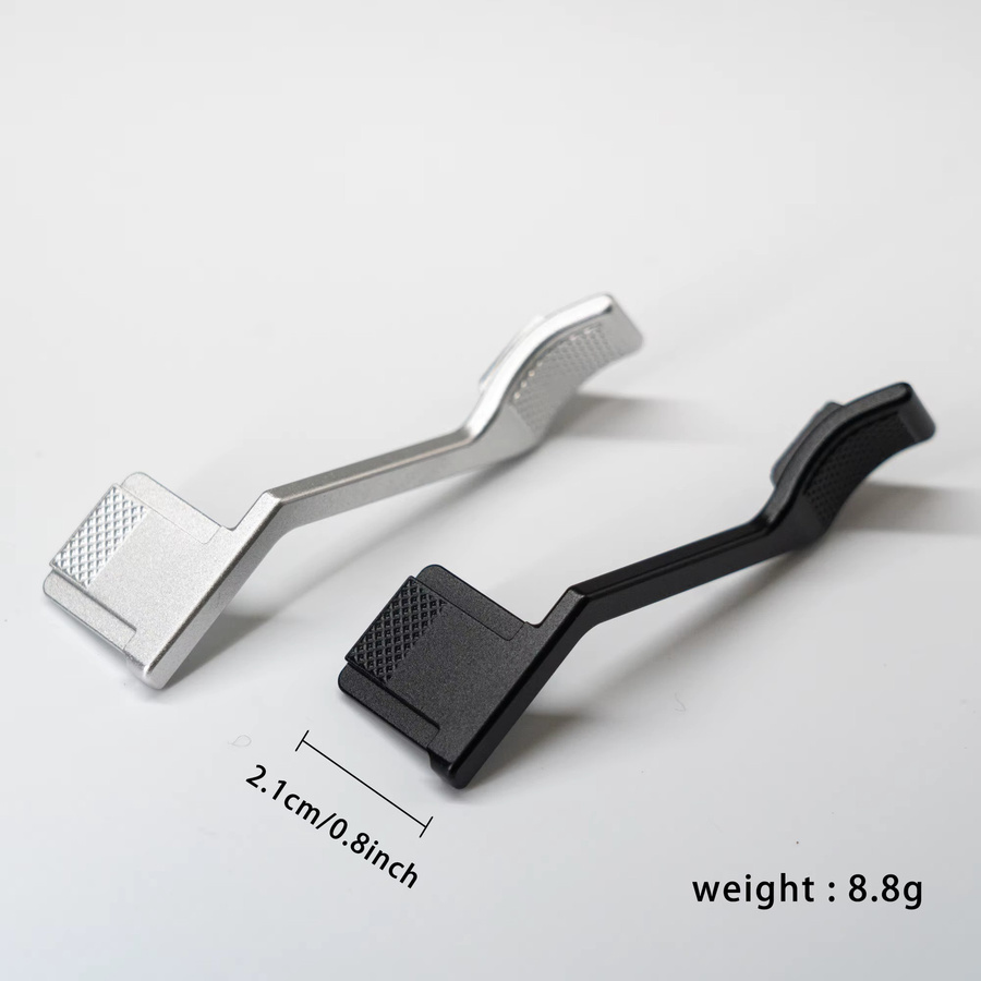 Aluminium-Metall-Handgriff mit Daumenaufnahme für Nikon ZF in Silber - Bild 1