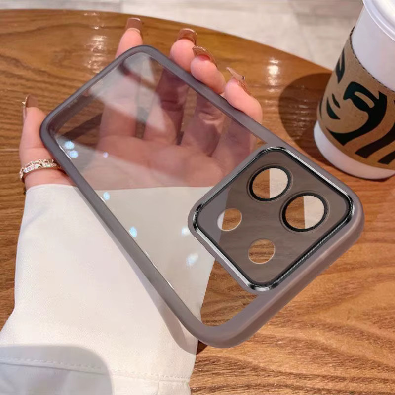 Stoßfeste Silikon-Handyhülle für Xiaomi Poco X8 Pro Max in Transparent/Weiß - Bild 1