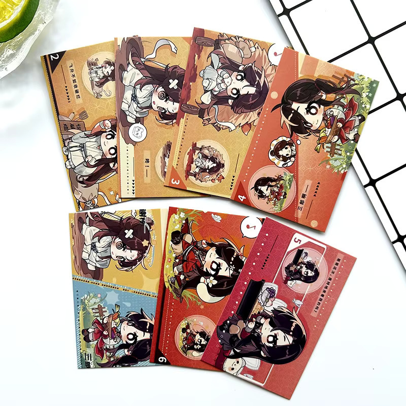 nbyinto Tian Guan Ci Fu Lomo Fotokarten Set mit 7 Teilen für Fans, Multicolour - Bild 3