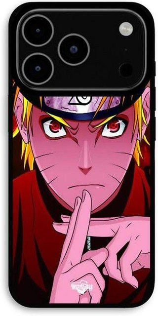 MANIACASE iPhone 17 Pro Hülle Naruto Gekreuzte Hände Schwarz Multicolour - Bild 1