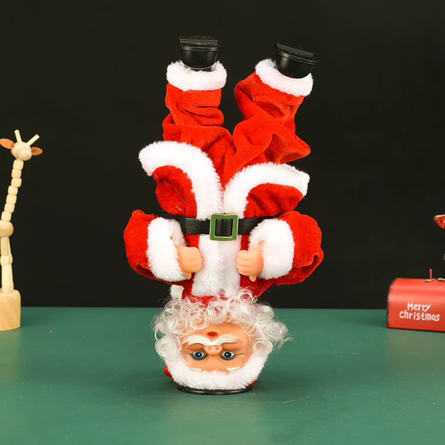 Aihogard Weihnachtsmann-Plüschtier, tanzender Weihnachtsmann, batteriebetrieben - Bild 2