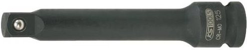 KS Tools Steckschlüssel-Verlängerung 1/2 Zoll aus Chrom-Molybdänstahl in Schwarz, Länge: 50 mm - Bild 1