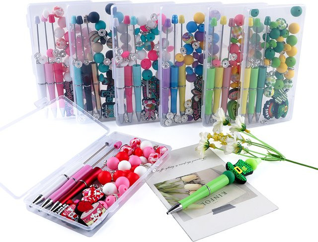sunrony Perlen Kombination Set, Silikon, Bunt, Schmuck DIY Zubehör - Bild 1