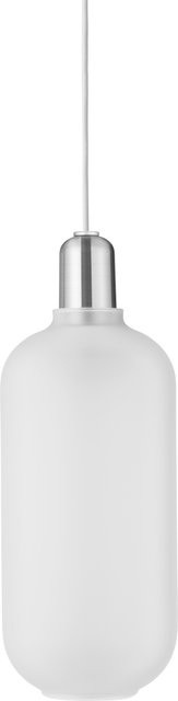 Normann Copenhagen Amp Hängeleuchte in Weiß mit Glas und Marmor-Elementen - Bild 1